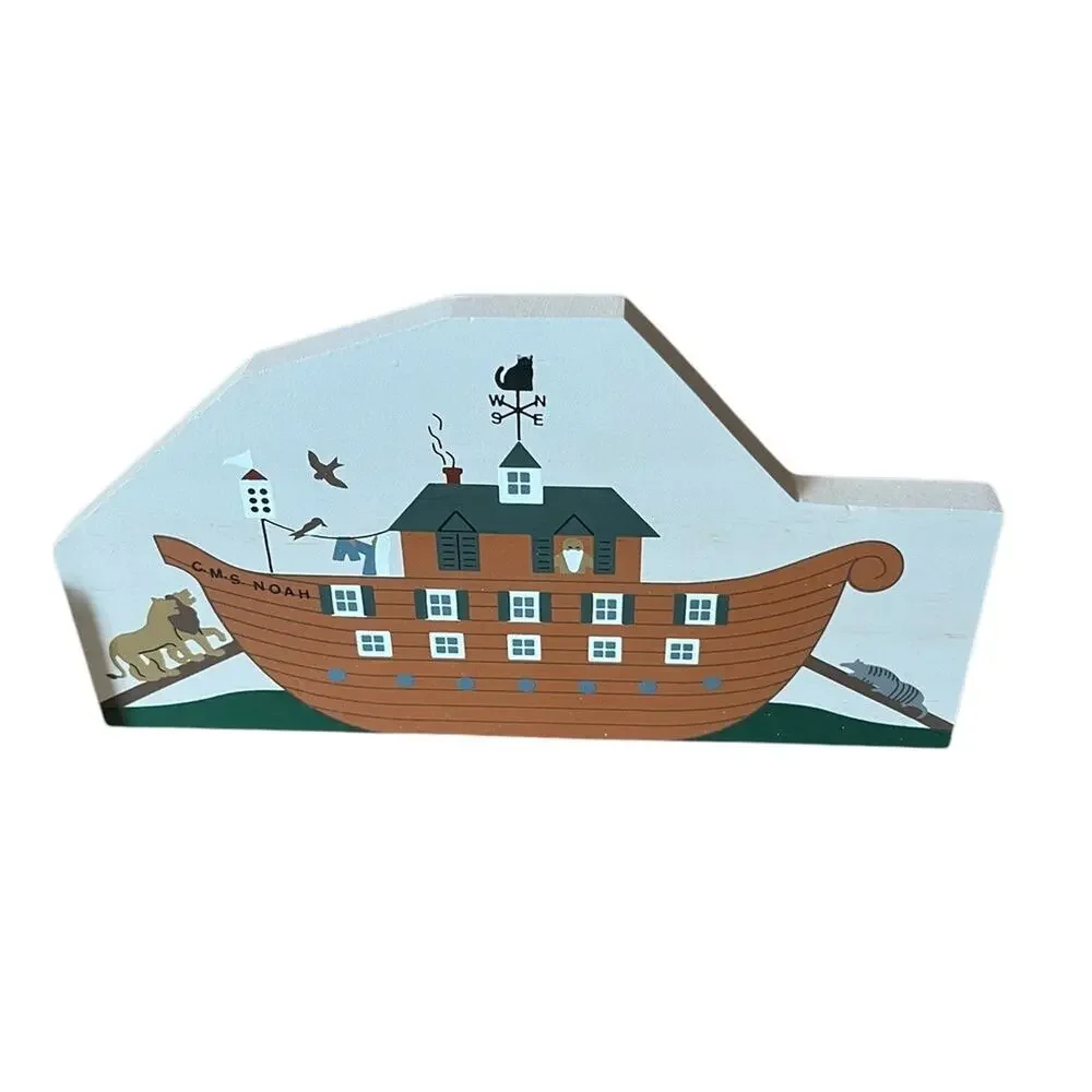 The Cat’s Meow Noahs Ark, Noah Found Grace, Yeah Noah 3 Pieces 1995 VTG